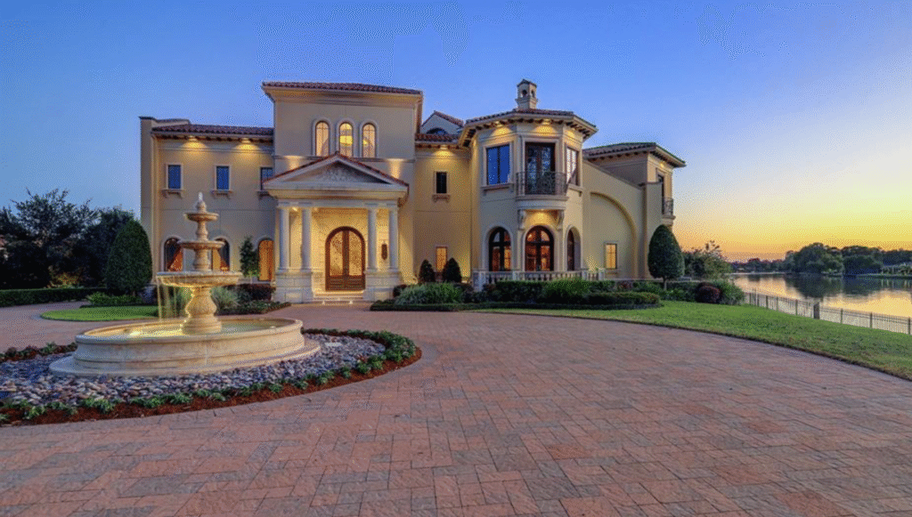 The mansion at 11 Paradise Point in Sugar Land spans across 13,000 sq. ft.